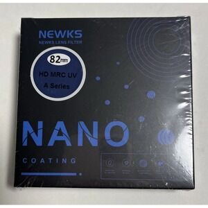 NEWKS UV Filter,Ultra Slim UV Protection 82mm Camera Lens Filter with 9H High